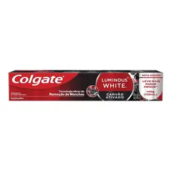 Creme Dental Colgate Luminous White Carvão Ativado 140g