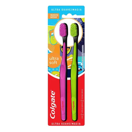 Escova Dental Colgate Ultra Soft com 2 Unidades