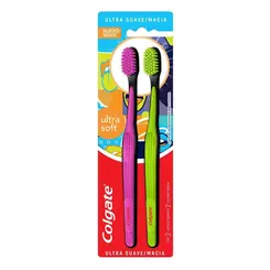 Escova Dental Colgate Ultra Soft com 2 Unidades