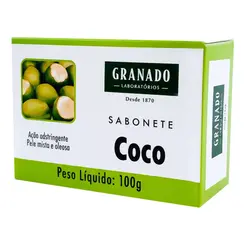 Sabonete Granado De Coco Para Peles E Cabelos Oleosos 100g