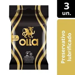 Preservativo Olla Lubrificado 3 Unidades
