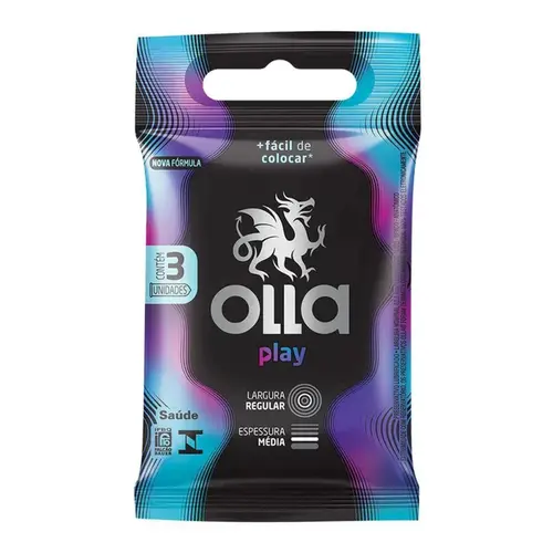 Preservativo Olla Play 3 Unidades