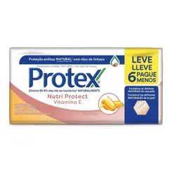 Sabonete Barra Protex Vitamina E 85g Leve 6 Pague Menos