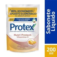Sabonete Líquido Protex Vitamina E - Refil 200ml