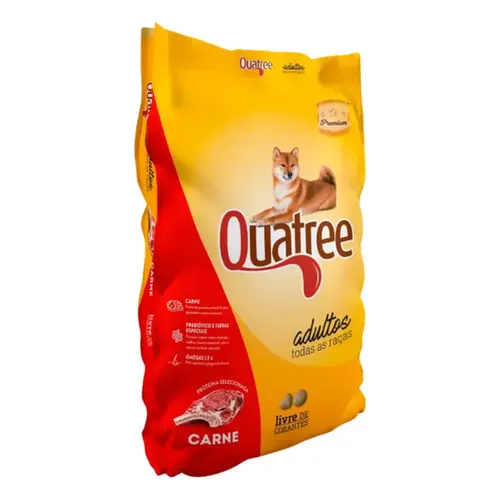 Ração Para Cachorro Quatree Adulto Todas As Raças Carne 15kg