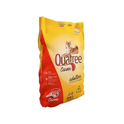Ração Quatree Para Cães Adulto Carne 15Kg