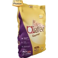 Ração Gatos Adultos Quatree Gourmet Mix De Carnes 10,1kg