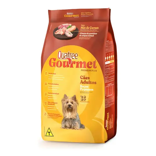 Ração para Cães Gourmet Adulto Raças Pequenas Quatree 1kg