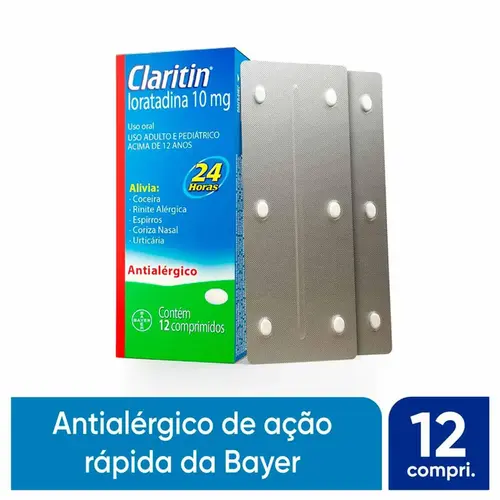 Claritin 10mg 12 Comprimidos
