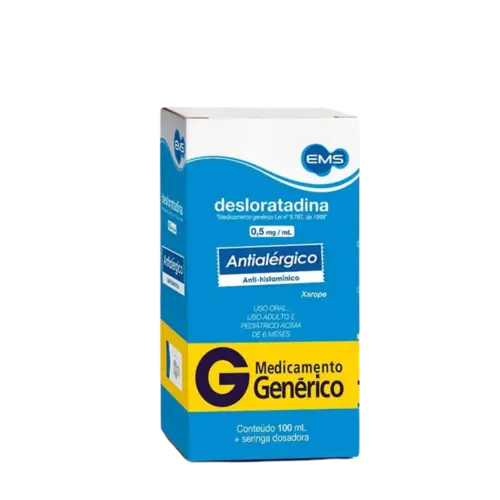 Desloratadina 0,5mg Xarope 60ml - EMS