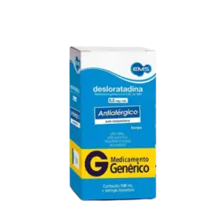 Desloratadina 0,5mg Xarope 60ml - EMS