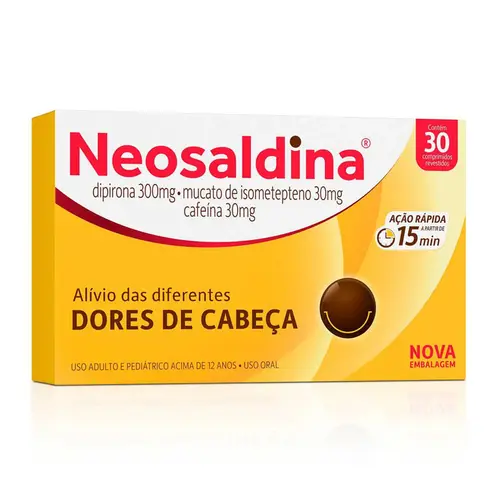 Neosaldina Com 30 Drágeas