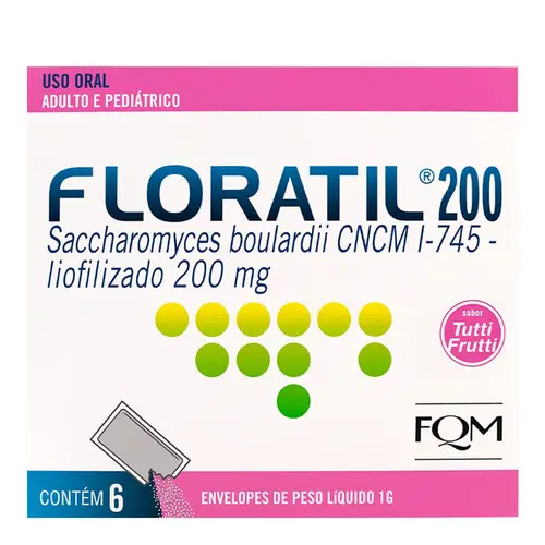 Floratil Pack 200 Mg Ped C 6 Env