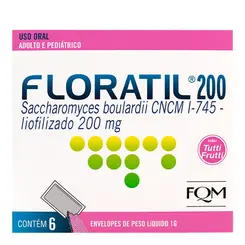 Floratil Pack 200 Mg Ped C 6 Env