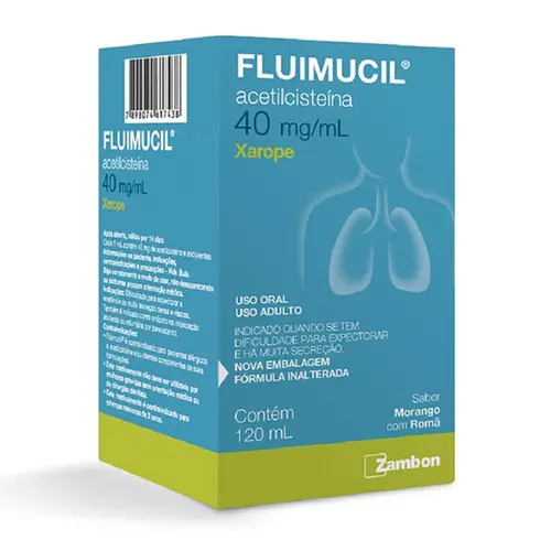 Fluimucil 40mg Xarope Adulto 120ml