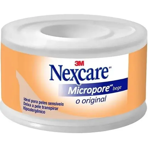 Esparadrapo Nexcare Micropore Bege 25mm X 4,5m
