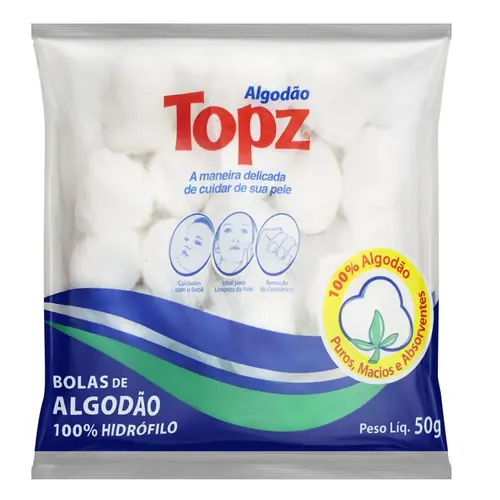 Algodão Bola Topz 50g