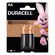 Pilha Duracell Alcalina AA Pequena 2un