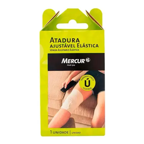 Atadura Elástica Ajustável Mercur 10cm X 120cm 1un