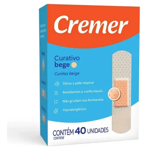 Curativo Cremer Bege Hipoalergênico 40 Unidades