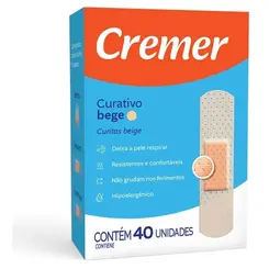 Curativo Cremer Bege Hipoalergênico 40 Unidades