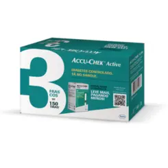 Accu-chek Active C 50 Tiras Leve 3 Pague 2 Unidades