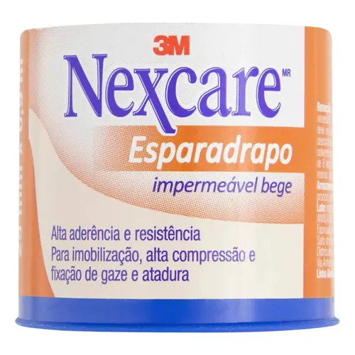 Esparadrapo Nexcare Impermeável Bege 25mm X 0,9m