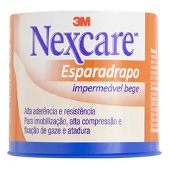 Esparadrapo Nexcare Impermeável Bege 25mm X 0,9m