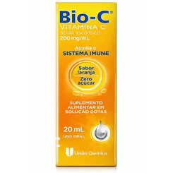 Vitamina C Bio-c 200mg/ml Gotas Com 20ml