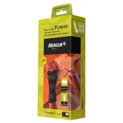 Ortese Punho Curta Com Tala Bilateral Mercur Preta Tamanho P