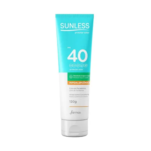 Protetor Solar Sunless Fps 40 Hipoalergênico 120g
