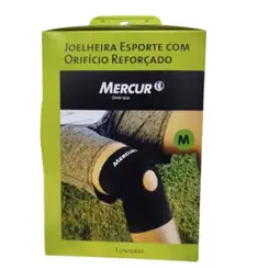 Joelheira Esporte com Orifício Reforçado Mercur Tamanho M