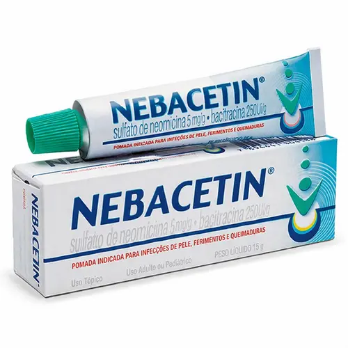 Nebacetin Pomada com 15g