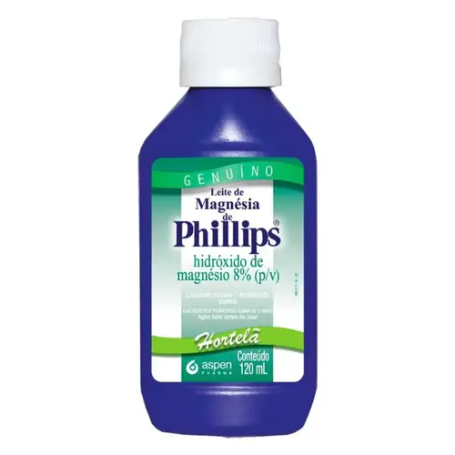 Leite De Magnésia Phillips Hortelã 120ml