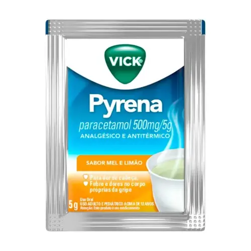 Vick Pyrena Sabor Mel e Limão Envelope 5 gramas