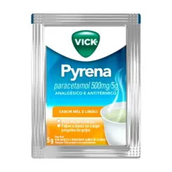 Vick Pyrena Sabor Mel e Limão Envelope 5 gramas