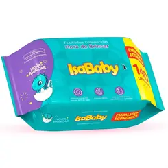 Toalha Umedecida Hora de Brincar Isababy Embalagem Econômica 140 Unidades