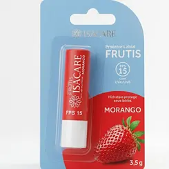 Protetor Labial Isacare Frutis Fps15 Morango 3,5g