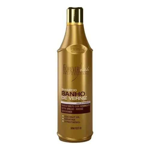 Shampoo Extra Brilho Banho De Verniz Forever Liss 500ml
