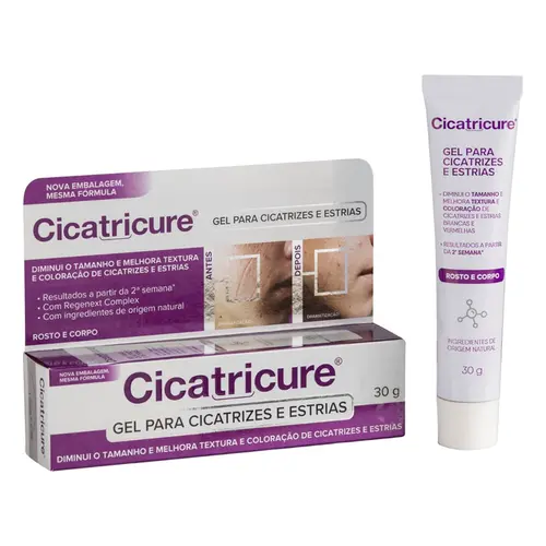 Cicatricure Gel para Cicatrizes e Estrias 30g