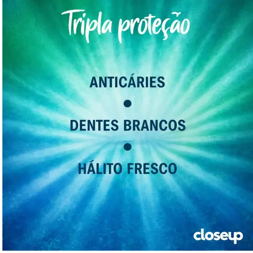 Creme Dental Close Up Tripla Proteção Menta Americana 70g