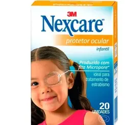 Protetor Nexcare Ocular Infantil 20 Unidades