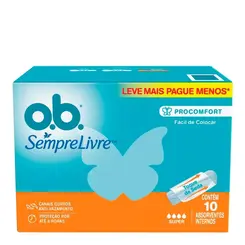 Absorvente Ob Super Edição Limitada 10 Unidades