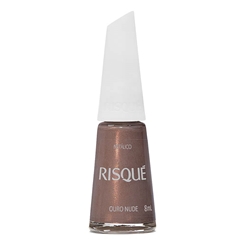 Esmalte Risqu Met Lico Ouro Nude Ml Esmalte Risqu Met Lico Ouro