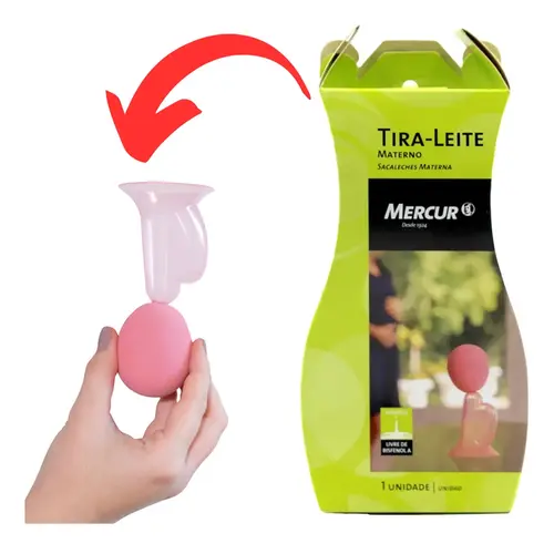 Tira Leite Materno Mercur Manual - Bomba De Leite - Extrator