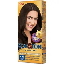 Tintura Niely Cor&ton Coloração Creme 4.0