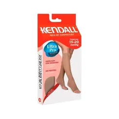 Meia Kendall Curta Méd. Compressão Cor Mel s Ponteira Tam.G