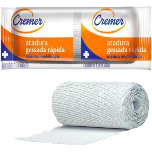 Atadura Gessada Rápida Cremer 10cm X 3m Com 1 Unidade