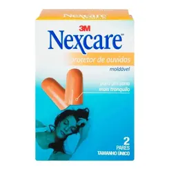 Protetor Auricular Nexcare Com 2 Pares