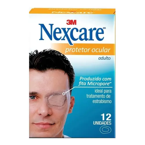 Protetor Ocular Adulto 12 unidades Nexcare
